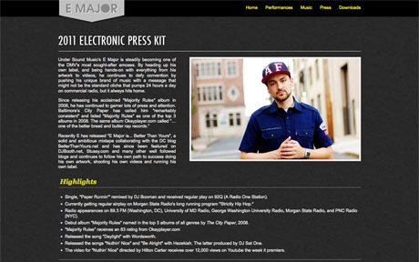 E Major EPK
